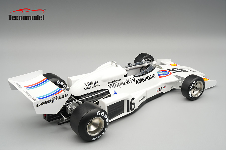 1/18 Tecnomodel 1977 Formula 1 Shadow DN8 1977 Japan GP Driver: Riccardo Patrese Car #16 Limited Edition Car Model