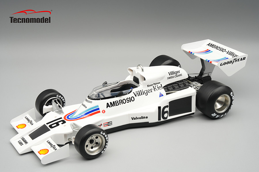 1/18 Tecnomodel 1977 Formula 1 Shadow DN8 1977 Japan GP Driver: Riccardo Patrese Car #16 Limited Edition Car Model