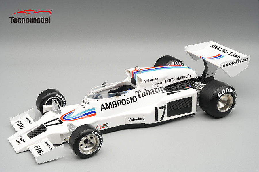 1/18 Tecnomodel 1977 Formula 1 Shadow DN8 1977 Winner Austrian GP Driver: Alan Jones Car #17 Limited Edition Car Model