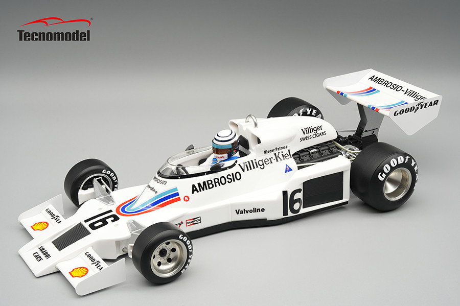 1/18 Tecnomodel 1977 Formula 1 Shadow DN8 1977 Japan GP Driver: Riccardo Patrese Car #16 Limited Edition Car Model