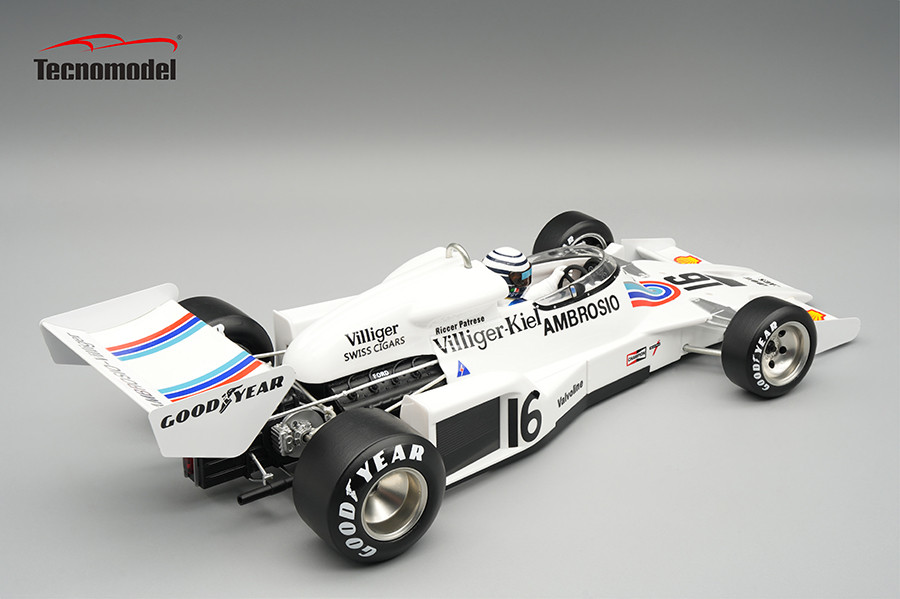 1/18 Tecnomodel 1977 Formula 1 Shadow DN8 1977 Japan GP Driver: Riccardo Patrese Car #16 Limited Edition Car Model