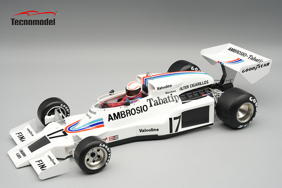 1/18 Tecnomodel 1977 Formula 1 Shadow DN8 1977 Winner Austrian GP Driver: Alan Jones Car #17 Limited Edition Car Model