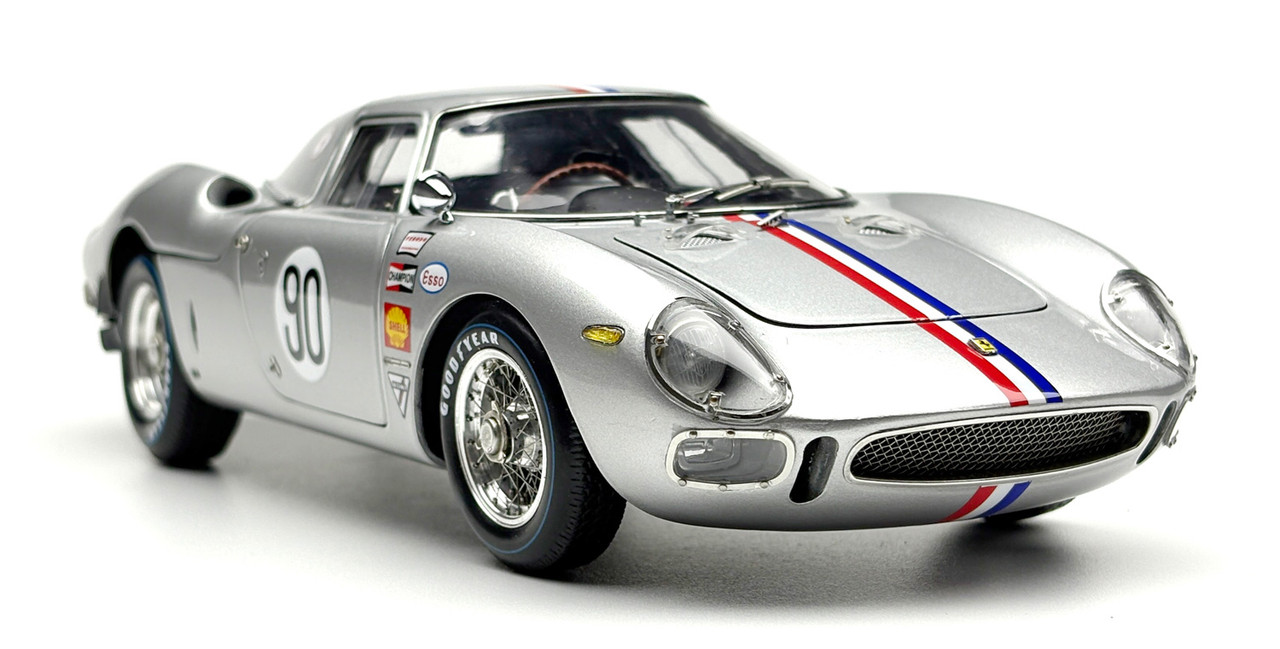 1/18 CMC 1964 Ferrari 250 LM #90 3rd Nassau Tourist Trophy Scuderia Bear Bob Grossmann Diecast Car Model