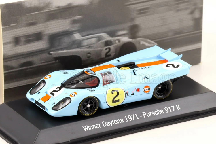 1/43 Porsche Museum 1971 Porsche 917 K Gulf Winner Daytona #2 Car Model