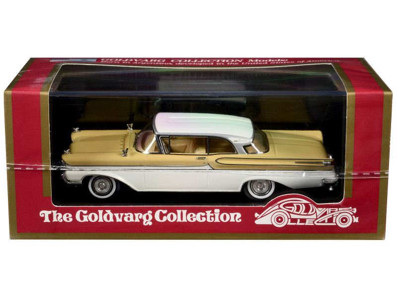 1958 Mercury Park Lane Mayfair Yellow and Marble White Limited Edition to 200 pieces Worldwide 1/43 Model Car by Goldvarg Collection