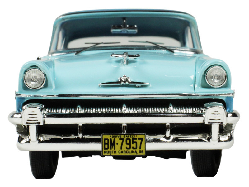 1956 Mercury Montclair Phaeton Lauderdale Blue and Niagara Blue with Blue Interior Limited Edition to 200 pieces Worldwide 1/43 Model Car by Goldvarg Collection