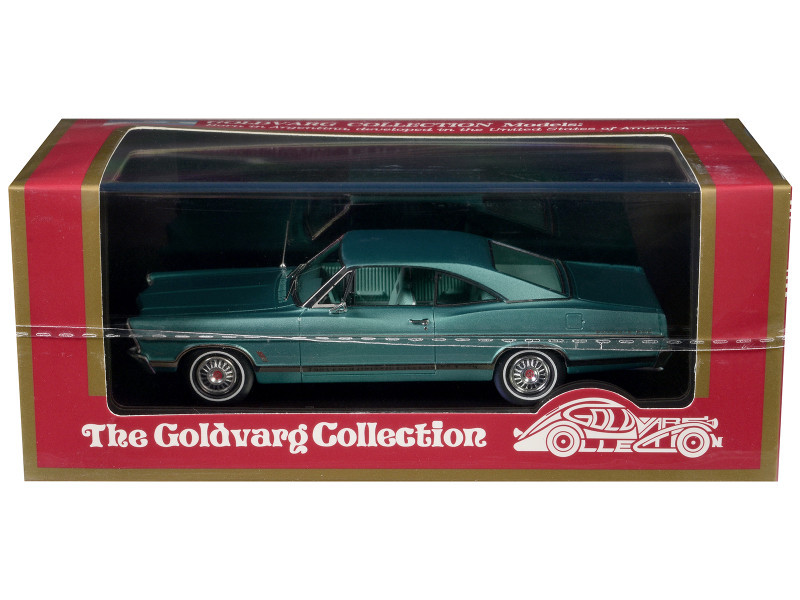 1967 Ford Galaxie Clearwater Aqua Metallic with Aqua Interior Limited Edition to 200 pieces Worldwide 1/43 Model Car by Goldvarg Collection