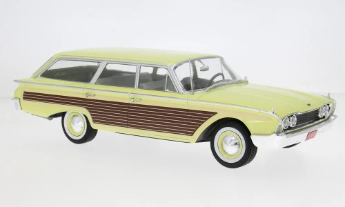 1/18 ModelCarGroup 1960 Ford LTD Country Squire (Yellow) Diecast Car Model
