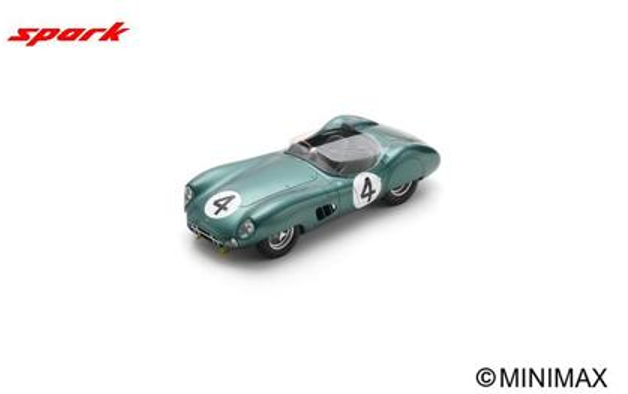 1/18 Spark Aston Martin DBR1 No.4 Le Mans 24H 1959 S. Moss – J. Fairman Car Model