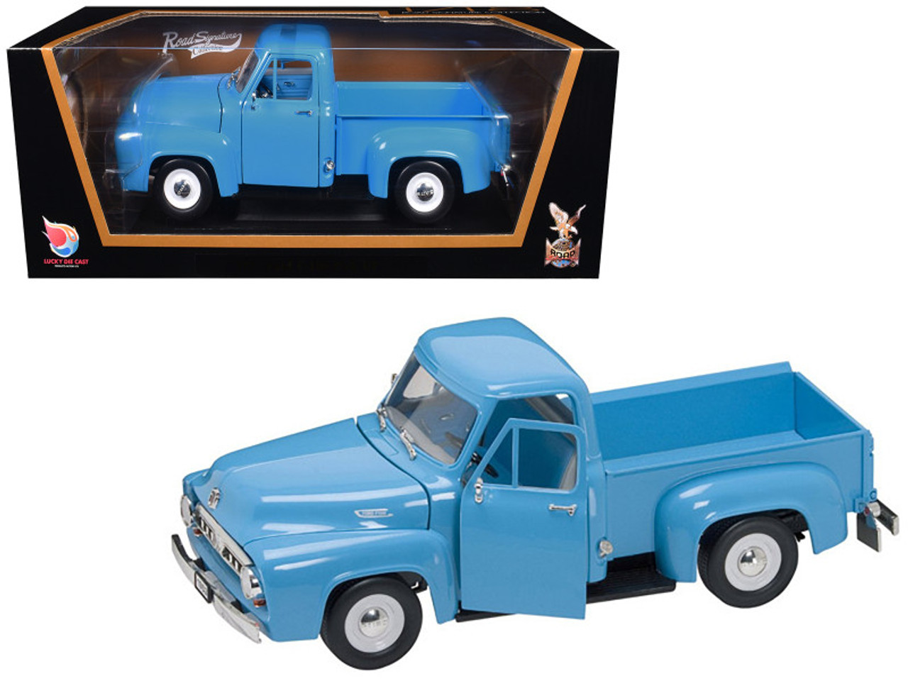 1/18 Road Signature 1953 Ford F-100 Pickup Truck (Light Blue