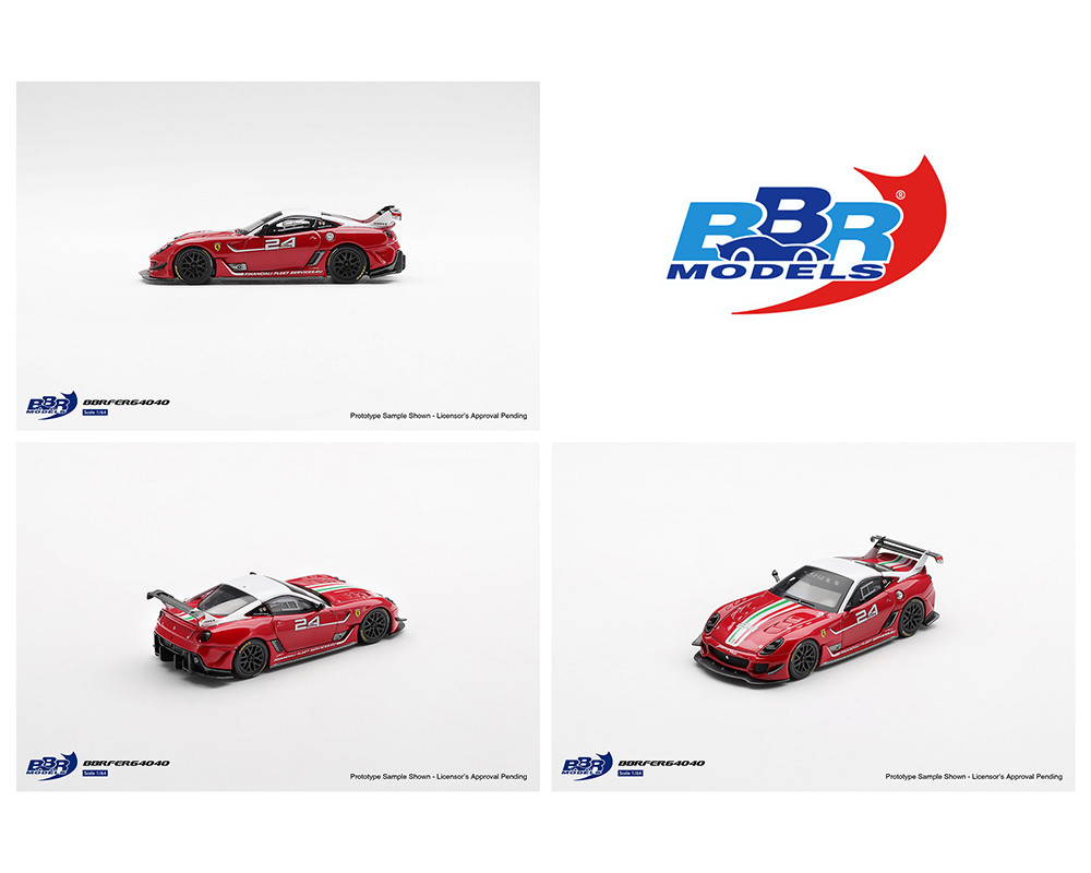 1/64 BBR Ferrari 599XX EVO #24 (Red) Car Model