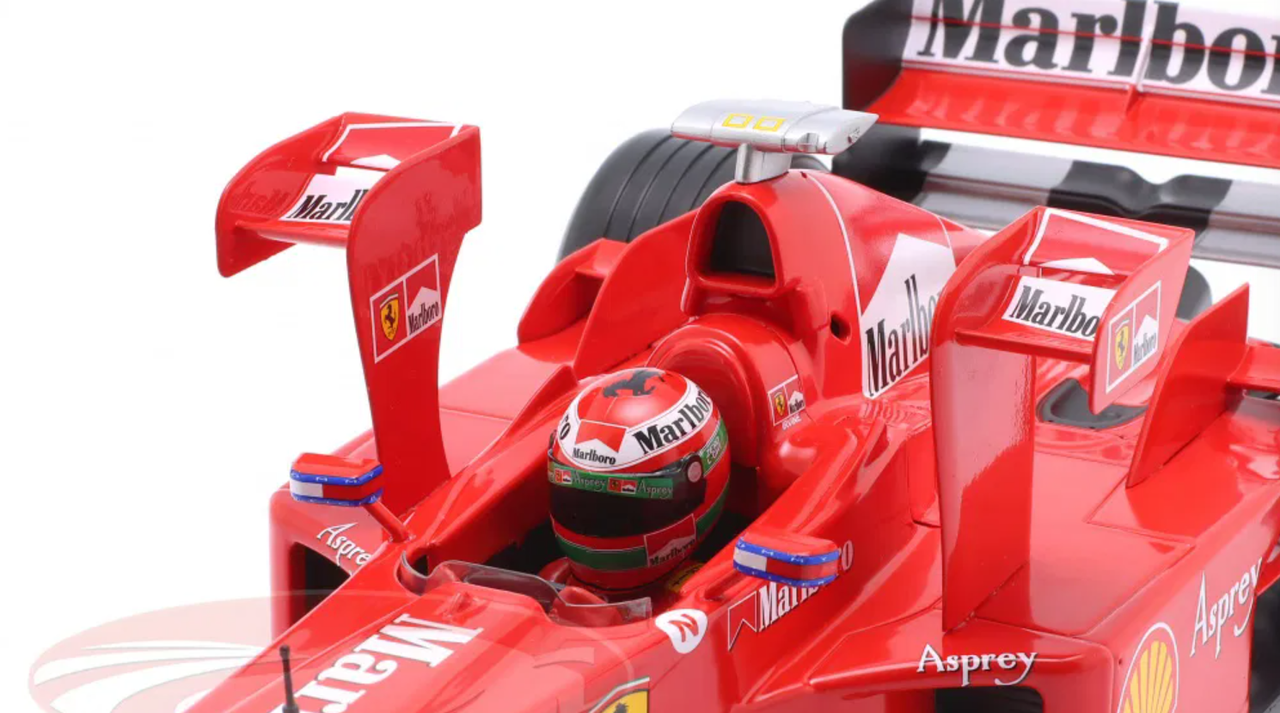 1/12 Werk83 1998 Eddie Irvine Ferrari F300 Tower Wings #4 3rd Imola GP Car Model
