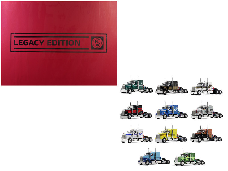1/64 First Gear Kenworth W900 Legacy Edition Set of 11 Kenworth