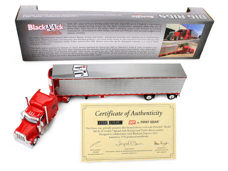 1/64 First Gear Peterbilt Model 589 with 78