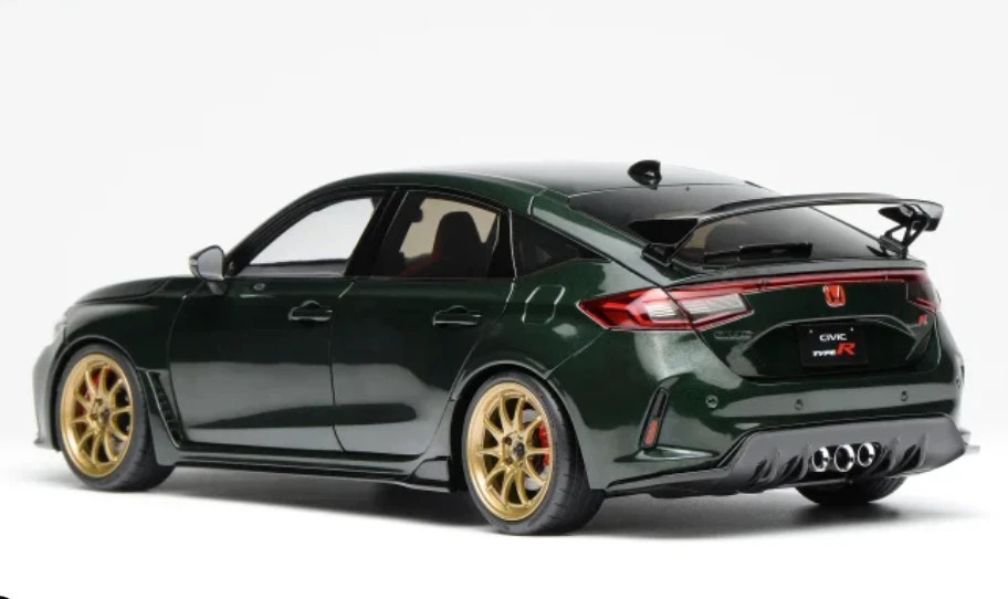 1/18 Motorhelix Honda Civic Type-R (FL5) (Midnight Green) Diecast Car Model