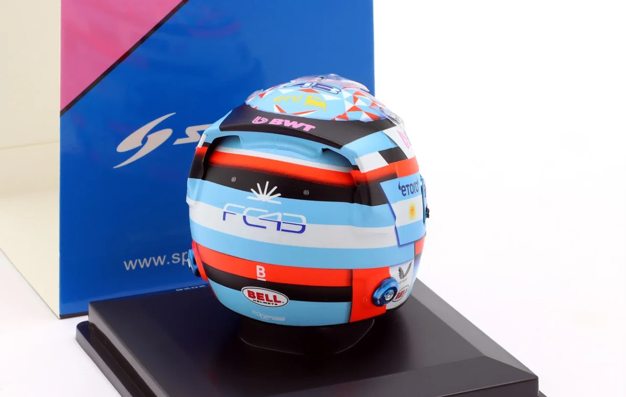 1/5 Spark 2026 Formula 1 BWT Alpine Formula One Team Franco Colapinto Helmet Model
