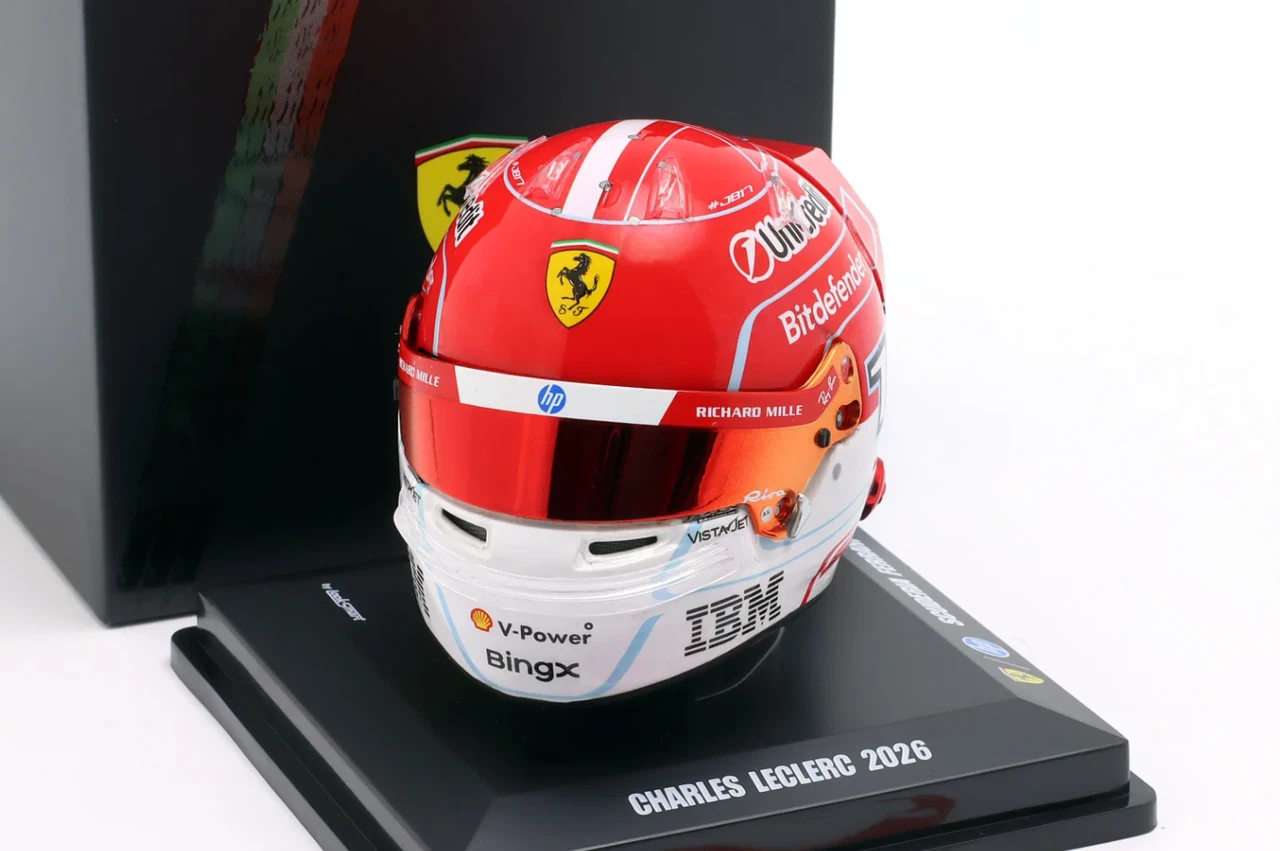1/5 Looksmart 2026 Formula 1 Scuderia Ferrari Charles Leclerc Helmet Model