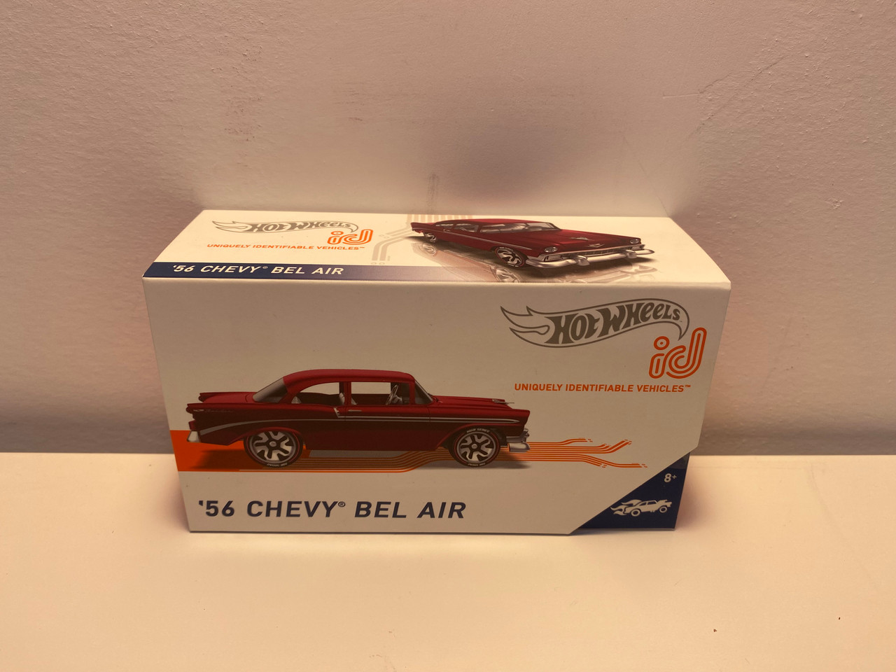 1/64 Hot Wheels 1956 Chevrolet Bel Air Rod Squad (Red) Diecast Car Model