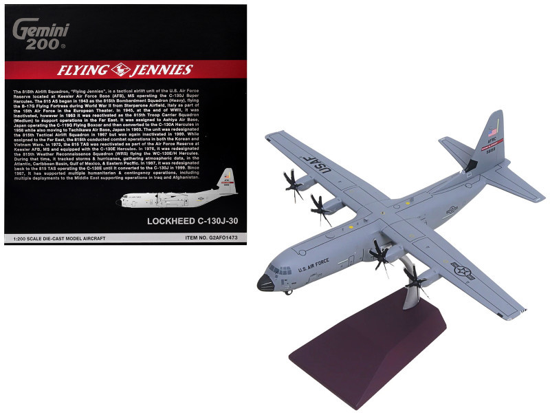 Lockheed C-130J-30 Super Hercules Transport Aircraft 