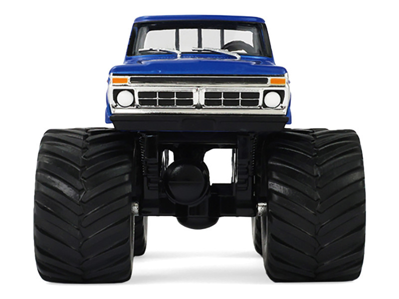 1976 Ford F-250 Monster Truck "Garbage Pail Kids 40th Anniversary - Buck Truck" Blue Metallic with Graphics "Kings of Crunch" Series 1/43 Diecast Model Car by Greenlight
