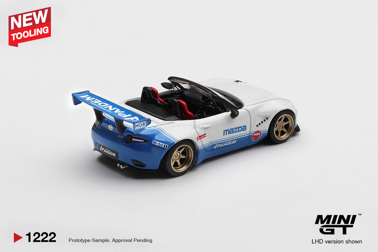 1/64 Mini GT Mazda Miata MX-5 (ND) Pandem IMSA Diecast Car Model