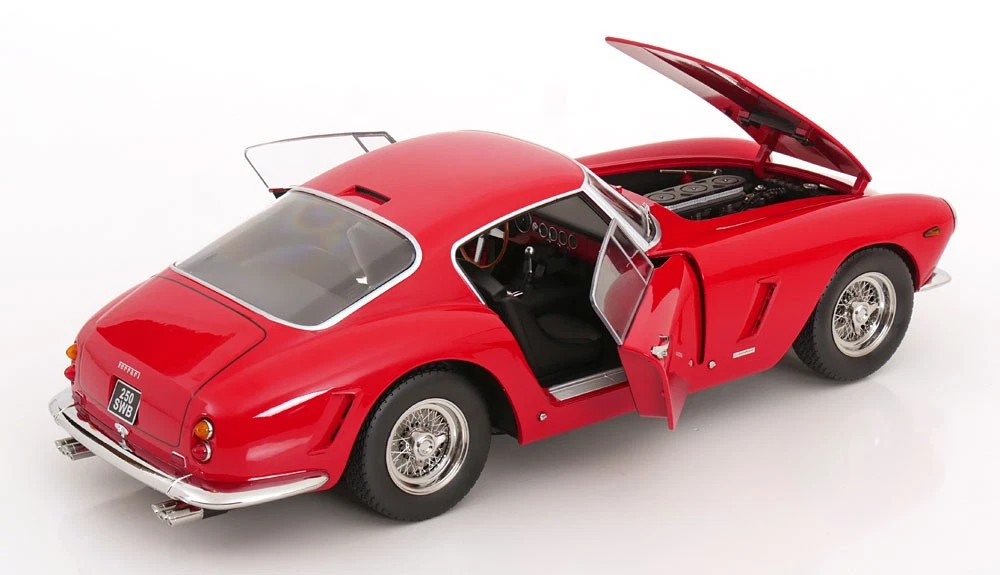 1/12 KK-Scale 1961 Ferrari 250 GT SWB Passo Corto (Red) Diecast Car Model