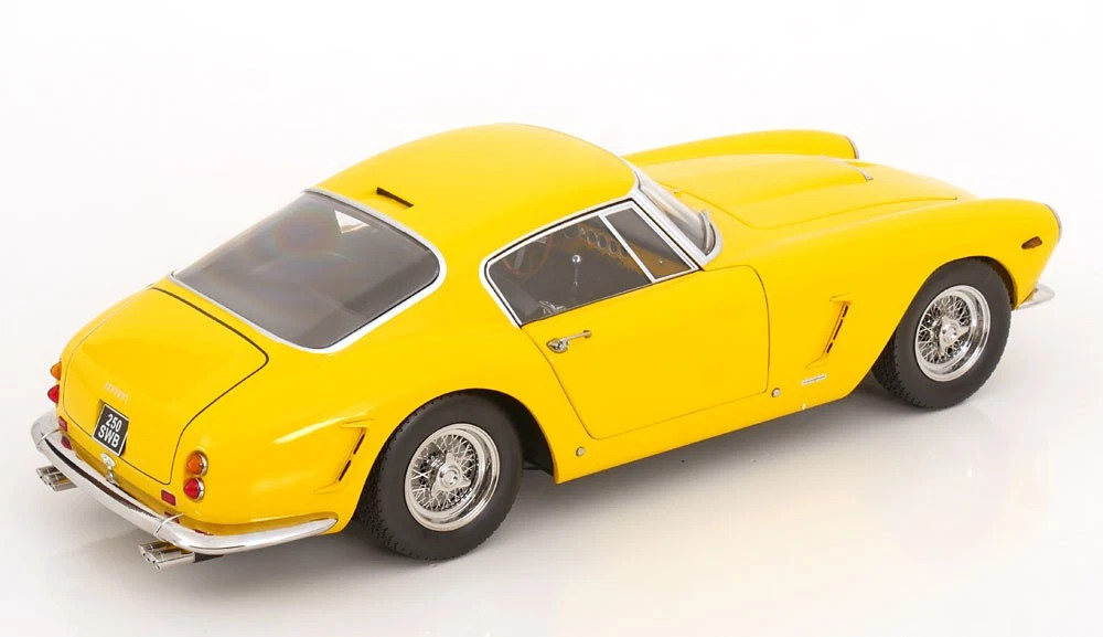 1/12 KK-Scale 1961 Ferrari 250 GT SWB Passo Corto (Yellow) Diecast Car Model
