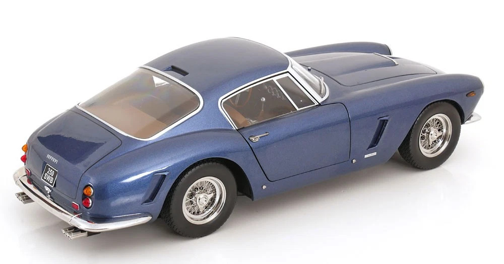 1/12 KK-Scale 1961 Ferrari 250 GT SWB Passo Corto (Blue Metallic) Diecast Car Model