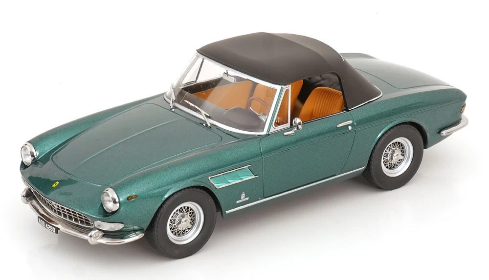 1/18 KK-Scale 1964 Ferrari 275 GTS Pininfarina Spyder (Jay Kay Jamiroquai Green Metallic) Diecast Car Model