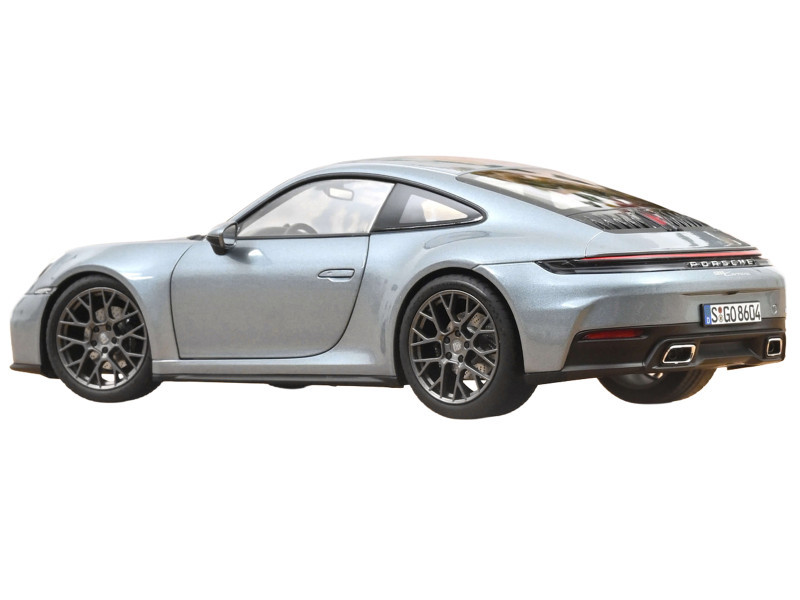 1/18 Norev 2024 Porsche 911 (992) Carrera (Polar Silver Metallic) Diecast Car Model