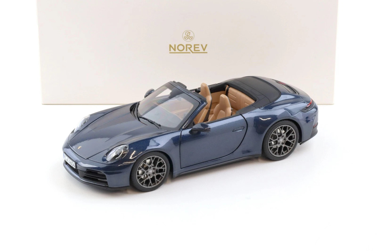 1/18 Norev 2024 Porsche 911 (992) Carrera S Cabriolet (Yachting