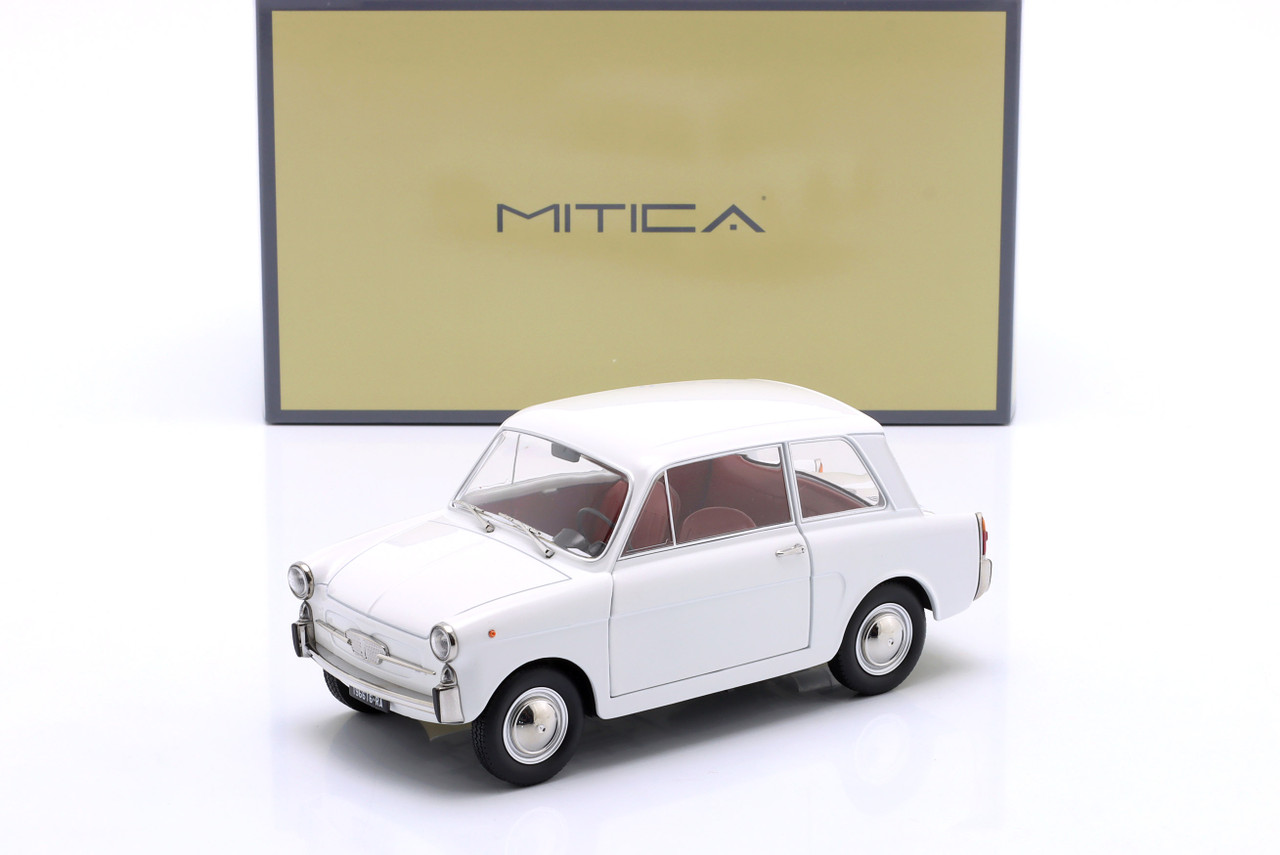 1/18 Mitica 1962 Autobianchi Bianchina 4 Posti (White) Car Model