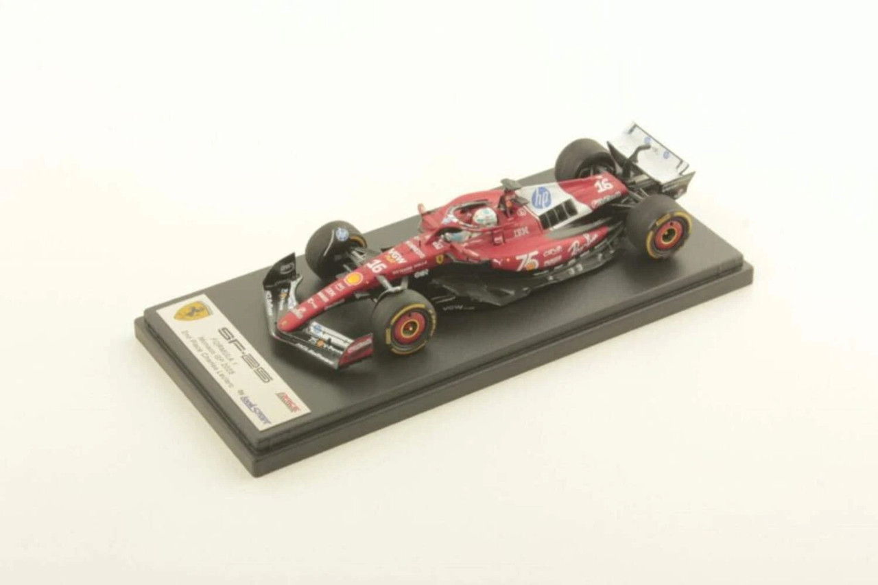 1/43 Looksmart 2025 Formula 1 Charles Leclerc Ferrari SF-25 #16 2nd Monaco GP Car Model