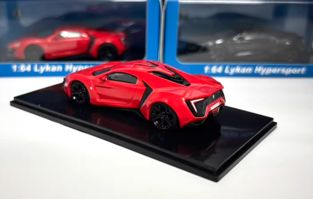 1/64 SCA Smallcarart Lykan Hybersport (Red) Diecast Car Model
