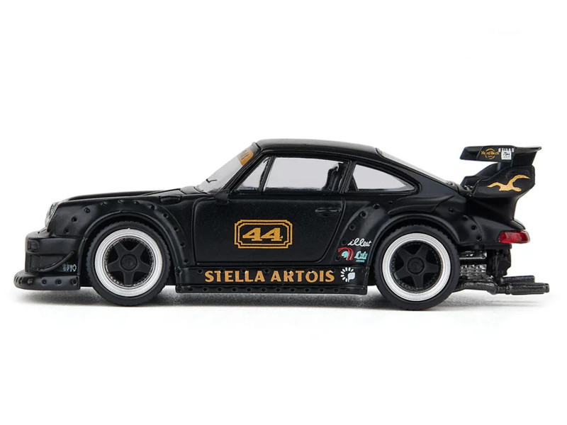 RWB 930 Circuit Specification #44 "Stella Artois" Matt Black 1/64 Diecast Model Car by Model Model