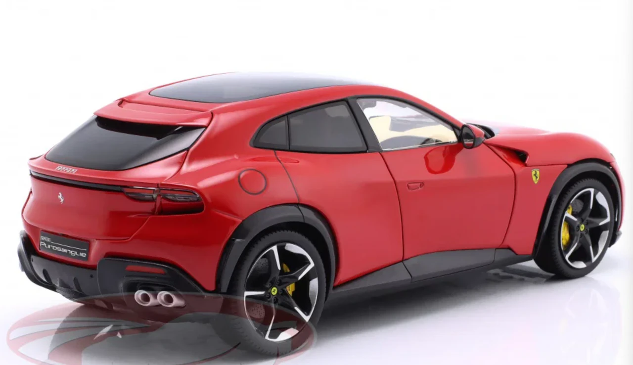 1/18 Polistil 2022 Ferrari Purosangue (Corsa Red) Diecast Car Model
