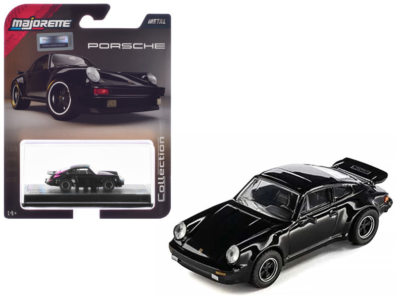1/64 Majorette 1975 Porsche 911 930 Turbo (Black) Diecast Car Model