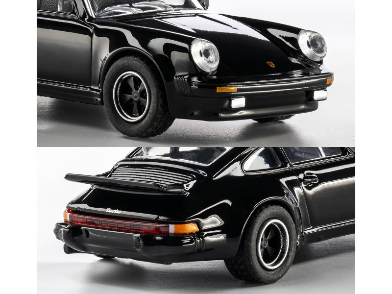 1/64 Majorette 1975 Porsche 911 930 Turbo (Black) Diecast Car Model