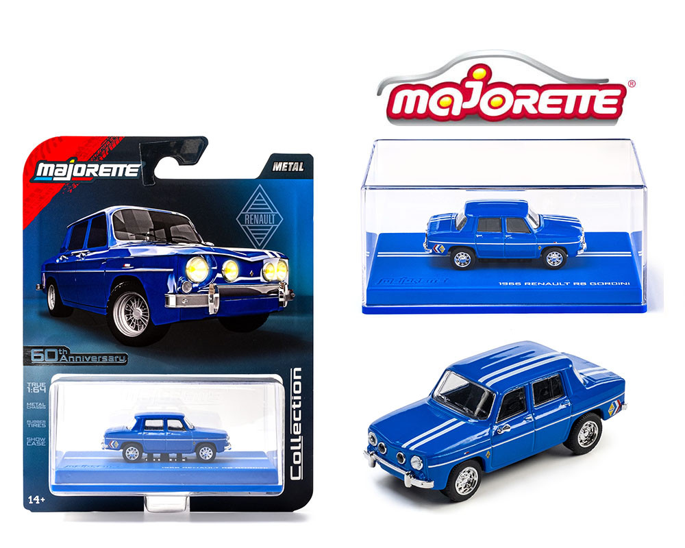 1/64 Majorette 1966 Renault R8 Gordini (Blue) Diecast Car Model