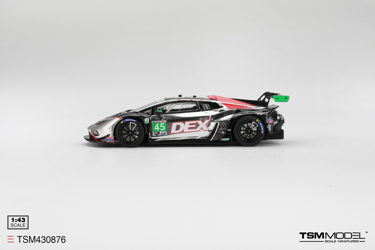 1/43 TSM 2025 Lamborghini Huracan GT3 EVO2 #45 DEX Wayne Taylor Racing  2025 IMSA Daytona 24 Hrs Car Model Car Model