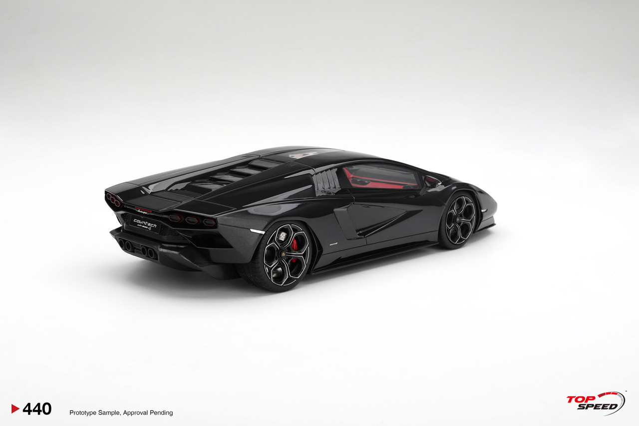 1/18 Top Speed Lamborghini Countach LPI 800-4 (Nero Maia Black