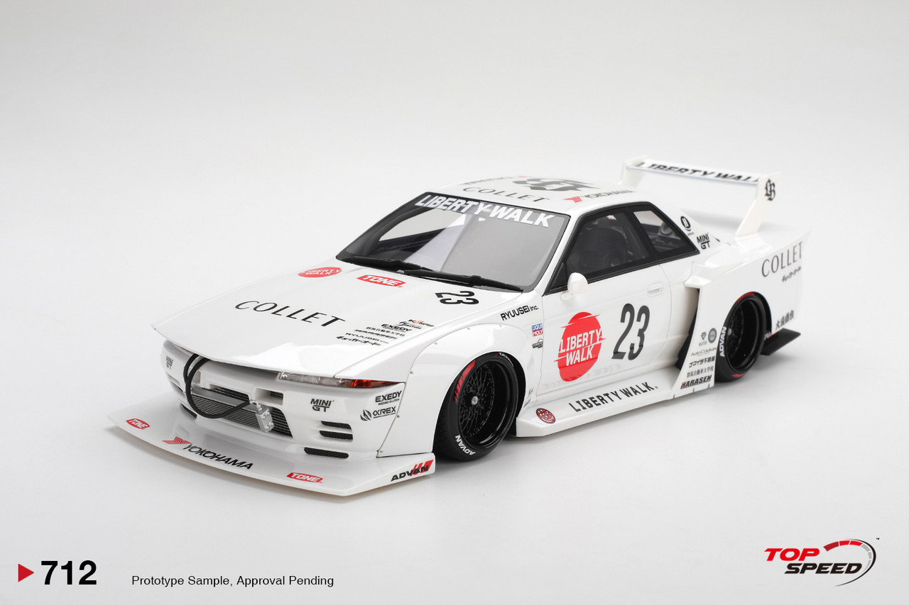 1/18 Top Speed Nissan Skyline GT-R (R32) Kaido Works LB-Hinomaru