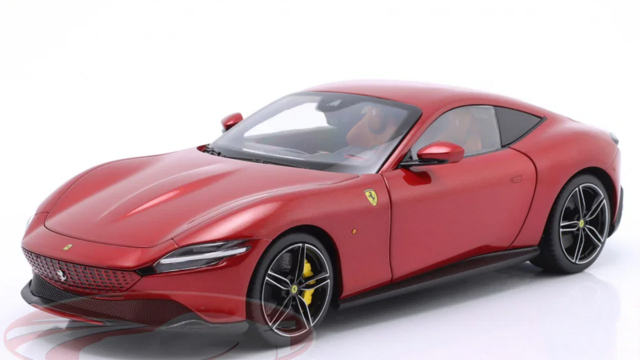 1/18 Polistil 2019 Ferrari Roma (Magma Red) Diecast Car Model