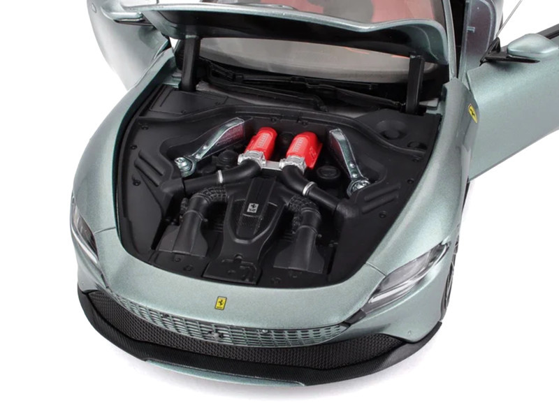 1/18 Polistil 2019 Ferrari Roma (Titanium Grey) Diecast Car Model