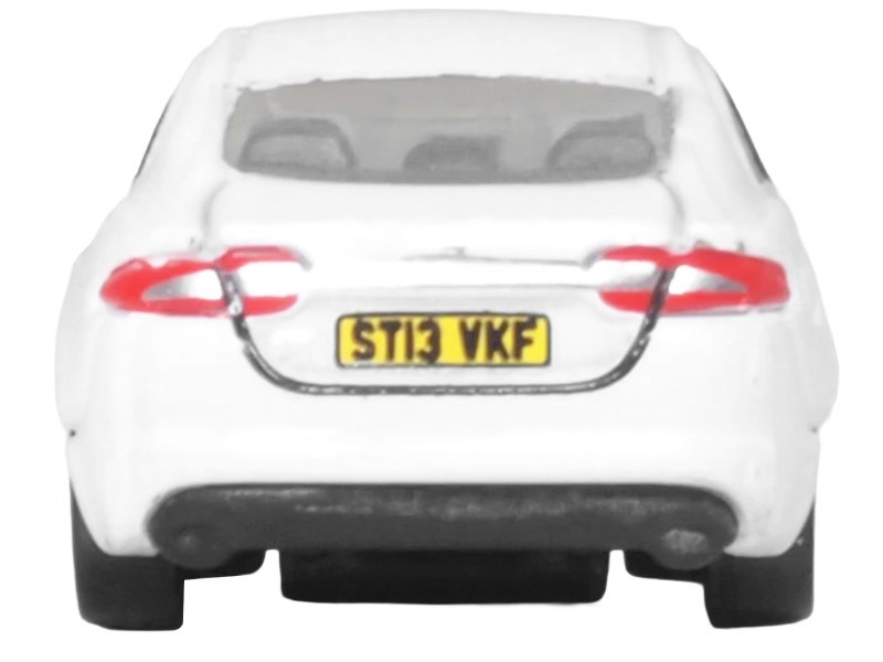 Jaguar XF RHD (Right Hand Drive) Polaris White 1/148 (N) Scale Diecast Model Car by Oxford Diecast