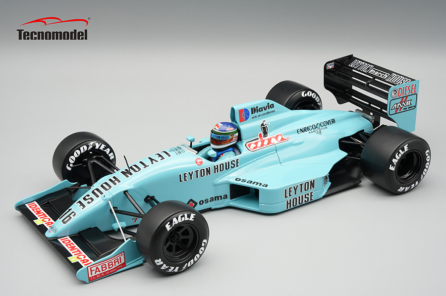 1/18 Tecnomodel 1988 Formula 1 March 881 1988 Belgium GP Driver: Ivan Capelli Limited Edition Car Model