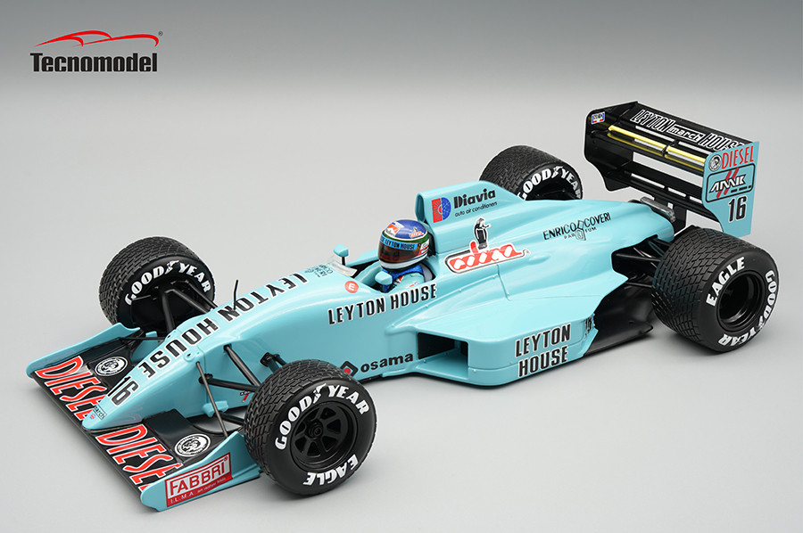 1/18 Tecnomodel 1988 Formula 1 March 881 1988 German GP Driver: Ivan Capelli  Raining Tyres Limited Edition Car Model