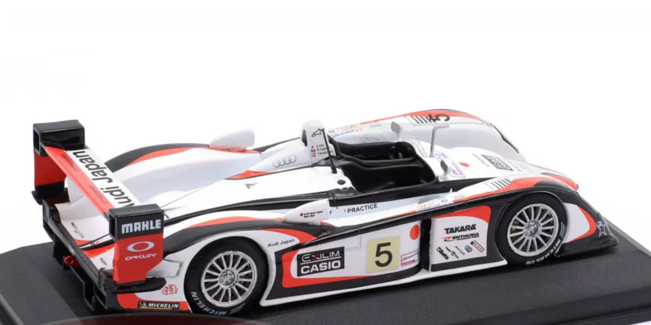 1/43 Altaya 2004 Audi R8 #5 Winner 24h LeMans Audi Sport Japan Team Goh Rinaldo Capello, Tom Kristensen, Seiji Ara Car Model