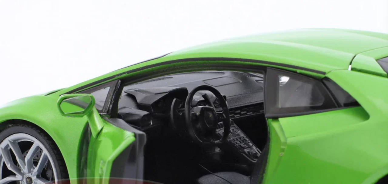 1/24 Welly 2015 Lamborghini Huracan LP610-4 (Green Metallic) Diecast Car Model
