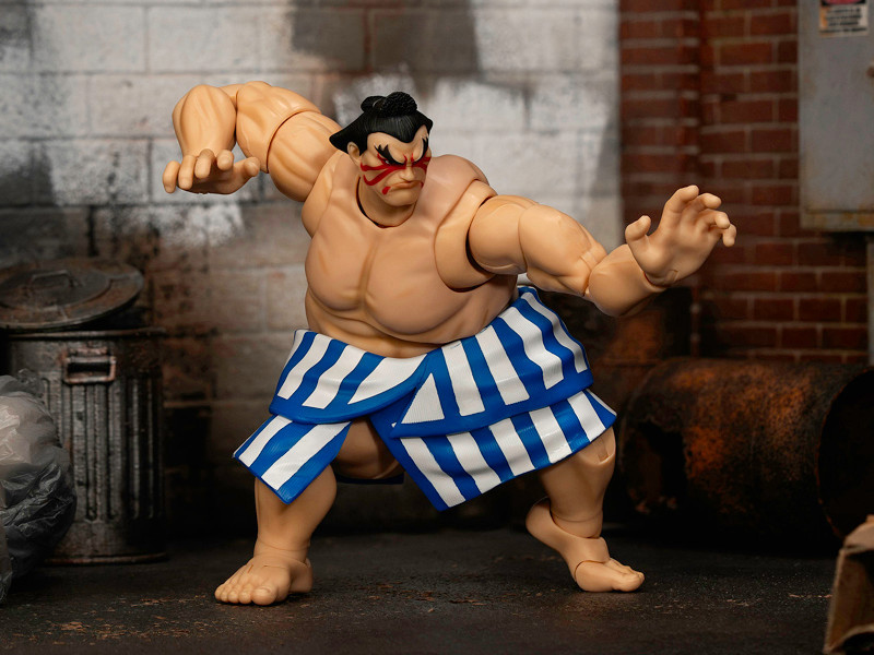 E. Honda 6.5" Moveable Figure with Accessories and Alternate Head and Hands "Ultra Street Fighter II: The Final Challengers" (2017) Video Game Model by Jada